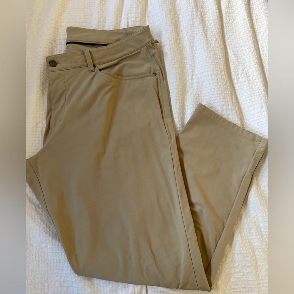 Khaki lululemon ABC pants